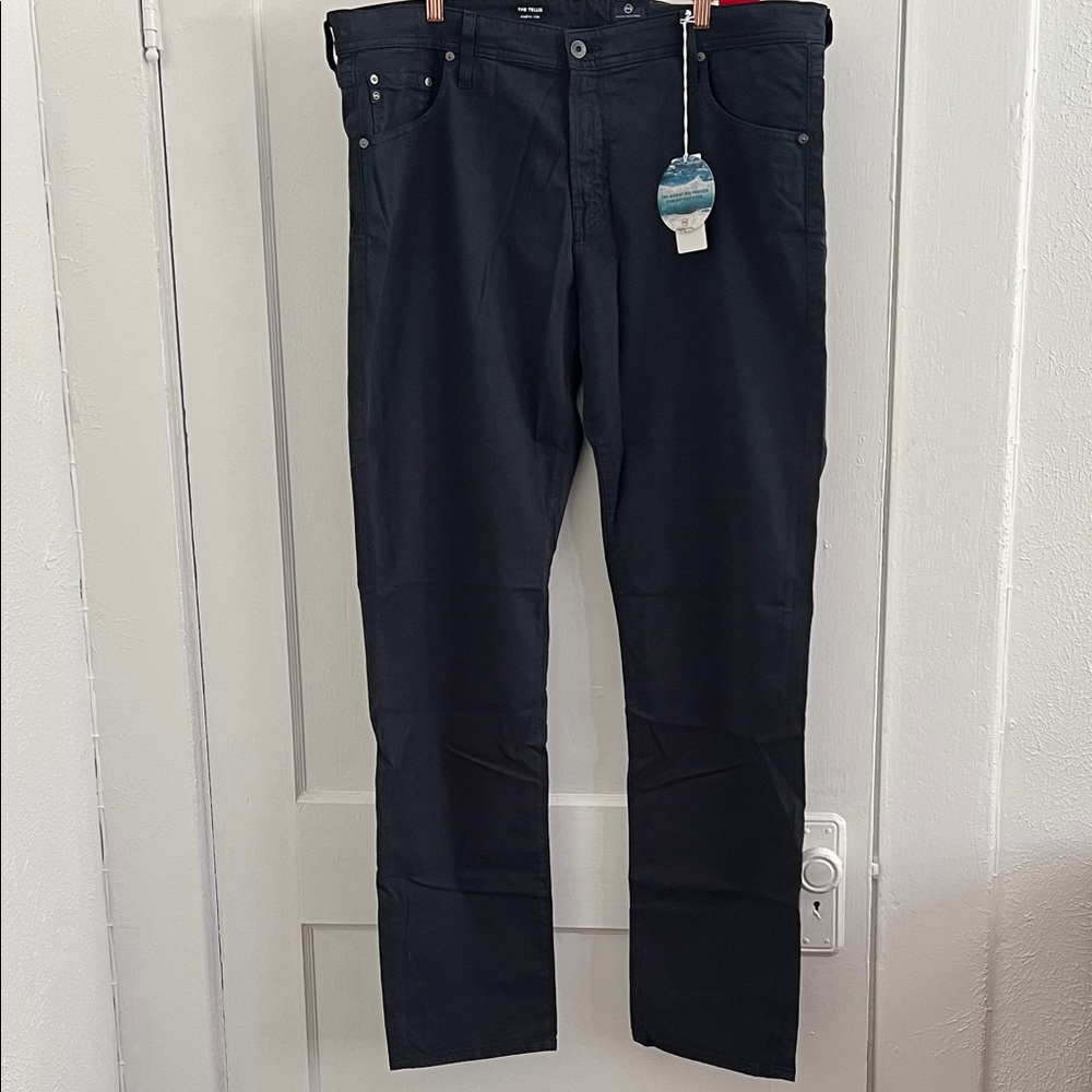 NWT AG Adriano Goldschmied Navy Chinos